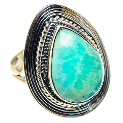 Amazonite Rings handcrafted by Ana Silver Co - RING92721