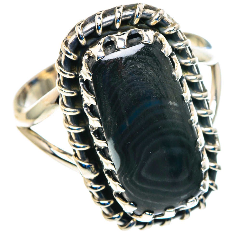 Psilomelane Rings handcrafted by Ana Silver Co - RING92739
