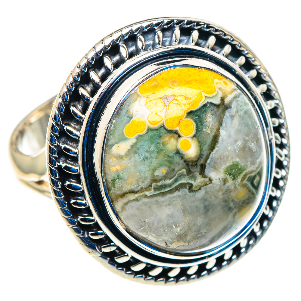 Ocean Jasper Rings handcrafted by Ana Silver Co - RING92775