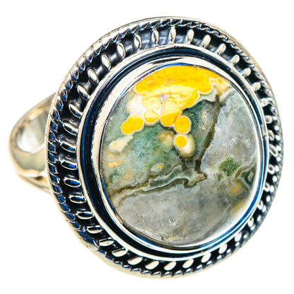 Ocean Jasper Rings handcrafted by Ana Silver Co - RING92775