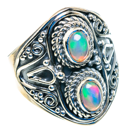 Ethiopian Opal Rings handcrafted by Ana Silver Co - RING92787