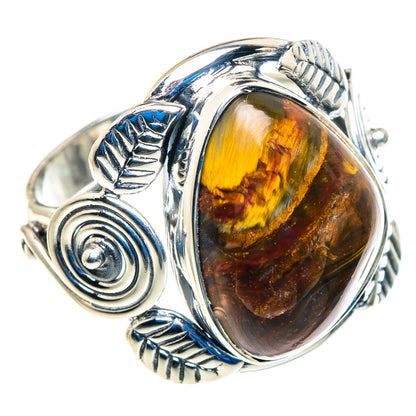Golden Pietersite Rings handcrafted by Ana Silver Co - RING92794