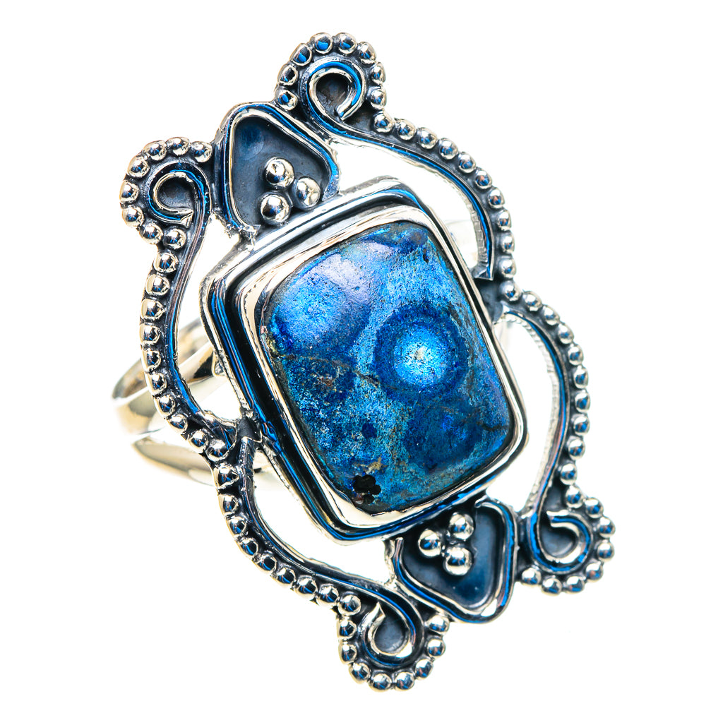 Azurite Rings handcrafted by Ana Silver Co - RING92806