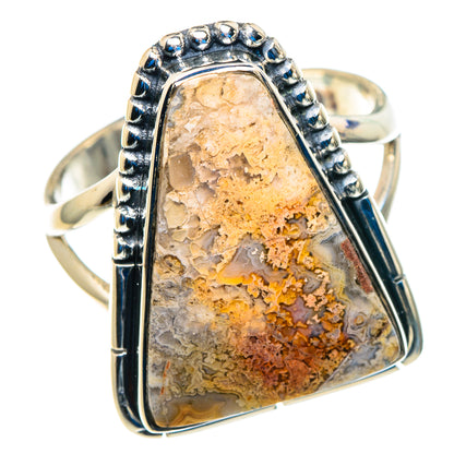 Laguna Lace Agate Rings handcrafted by Ana Silver Co - RING92809