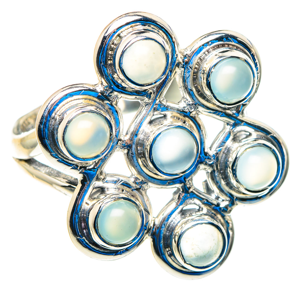 Aqua Chalcedony Rings handcrafted by Ana Silver Co - RING92832