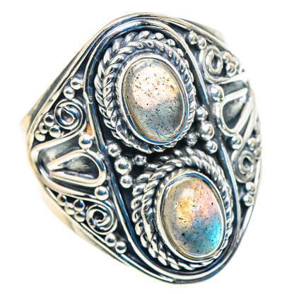 Labradorite Rings handcrafted by Ana Silver Co - RING92836