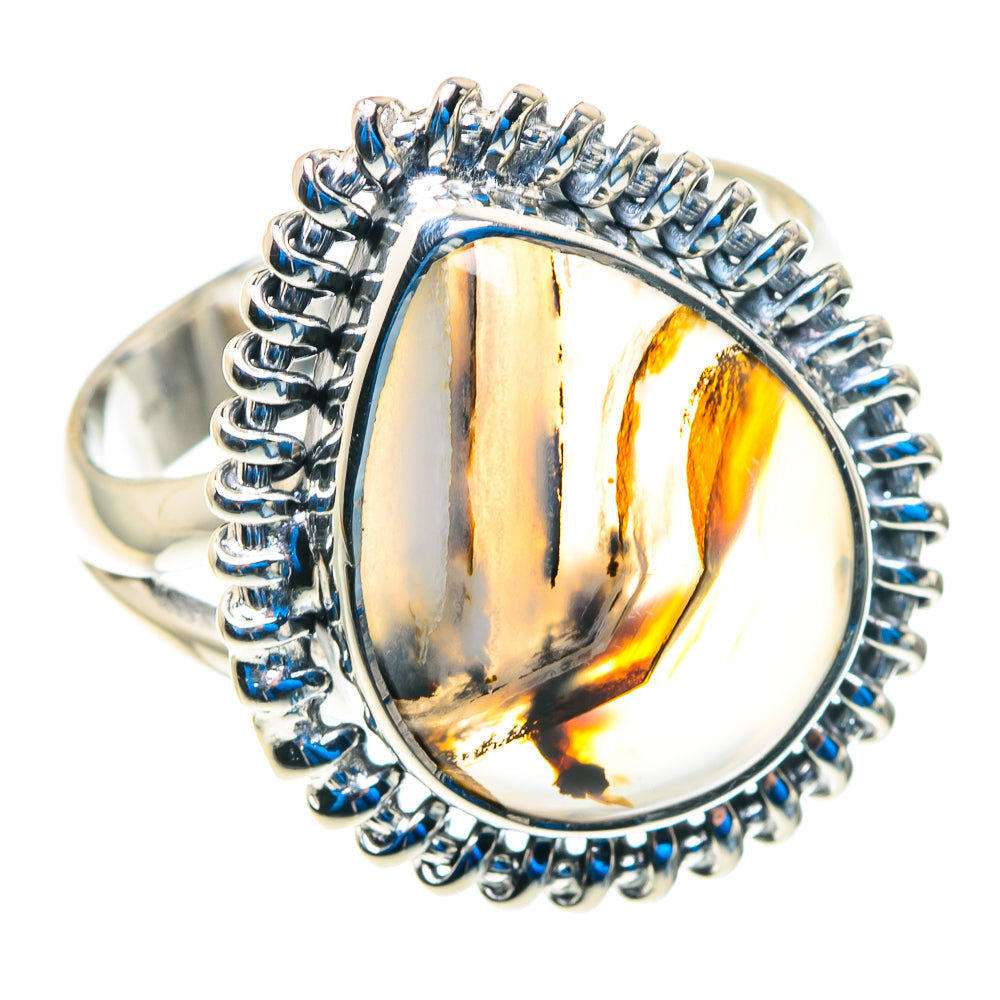 Montana Agate Rings handcrafted by Ana Silver Co - RING92843