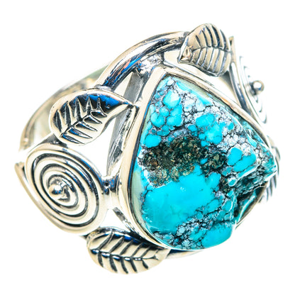 Tibetan Turquoise Rings handcrafted by Ana Silver Co - RING92845