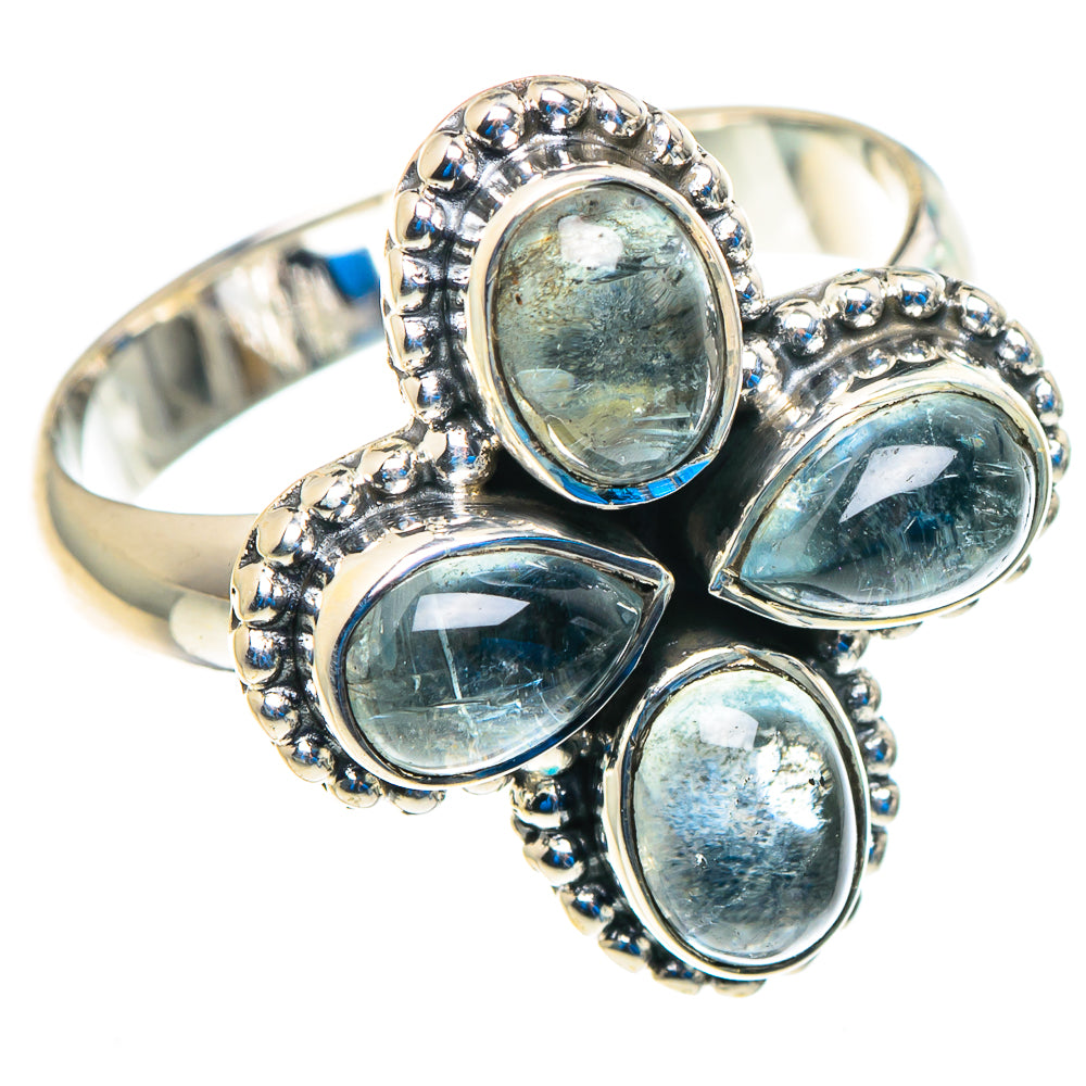 Aquamarine Rings handcrafted by Ana Silver Co - RING92848