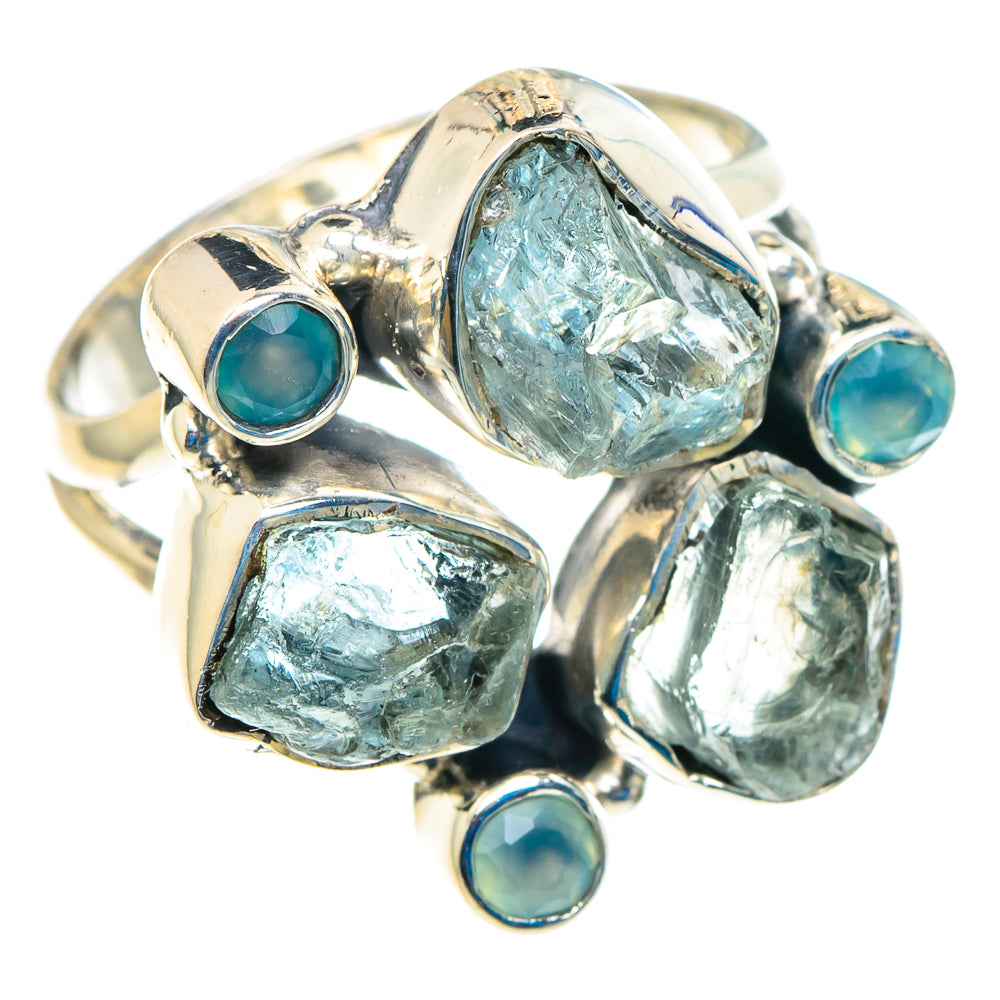 Aquamarine Rings handcrafted by Ana Silver Co - RING92858