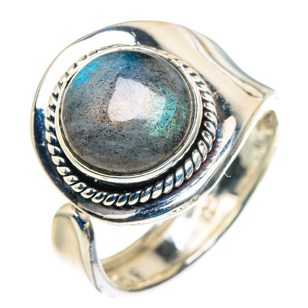 Labradorite Rings handcrafted by Ana Silver Co - RING92859