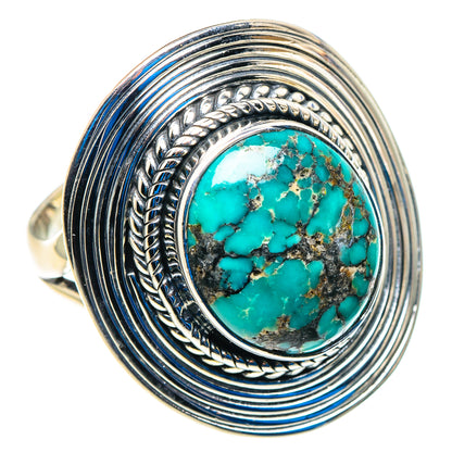 Tibetan Turquoise Rings handcrafted by Ana Silver Co - RING92860