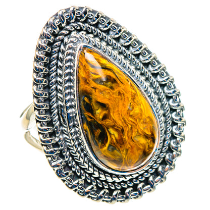 Lemon Chrysoprase Rings handcrafted by Ana Silver Co - RING92872