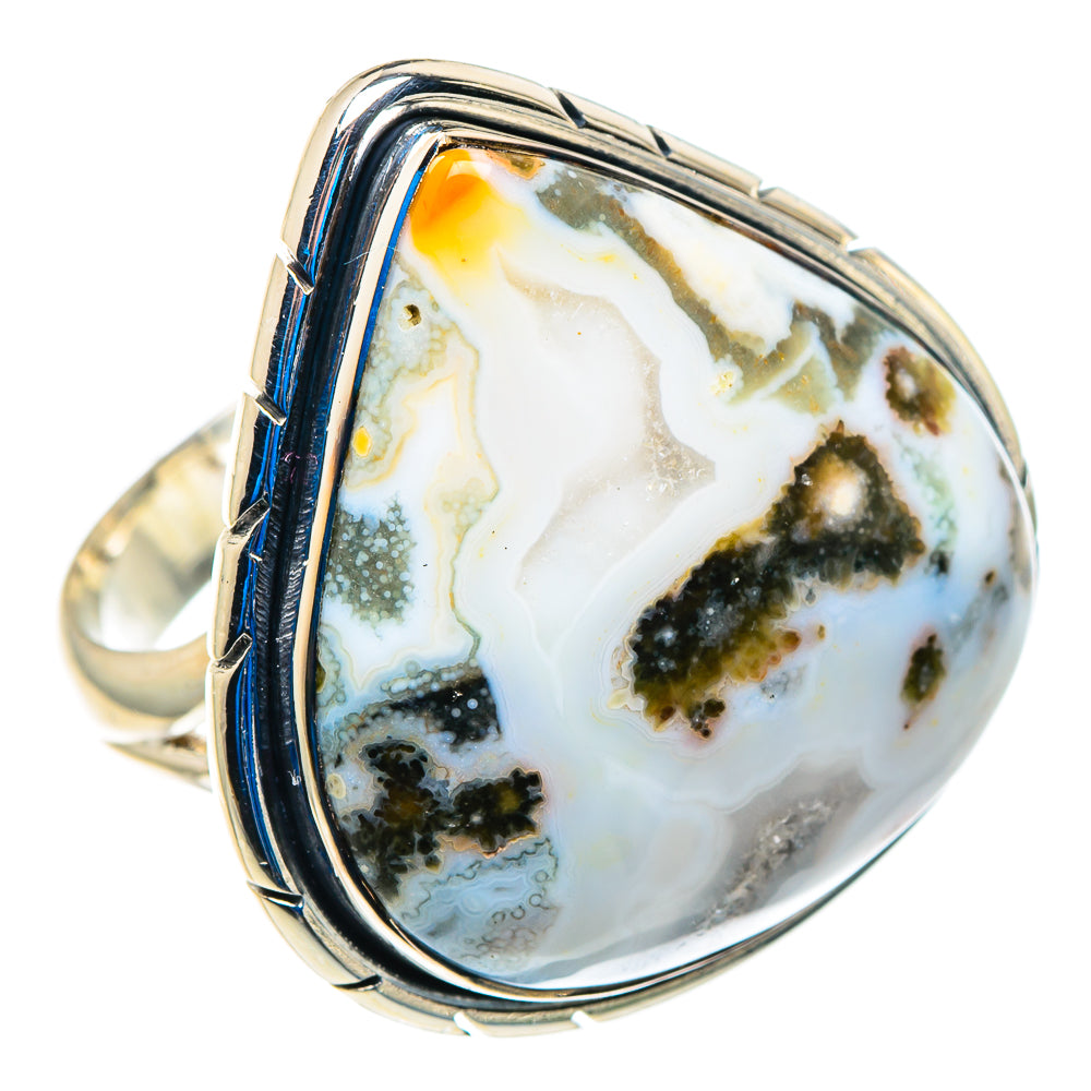Ocean Jasper Rings handcrafted by Ana Silver Co - RING92887