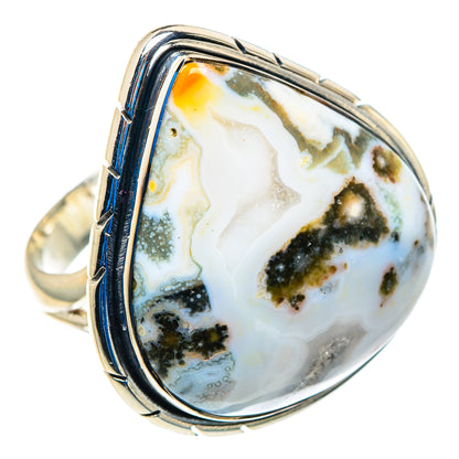 Ocean Jasper Rings handcrafted by Ana Silver Co - RING92887