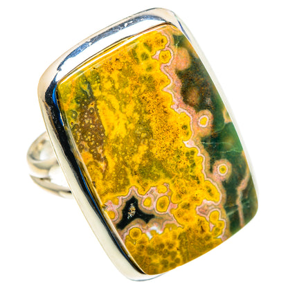 Ocean Jasper Rings handcrafted by Ana Silver Co - RING92888