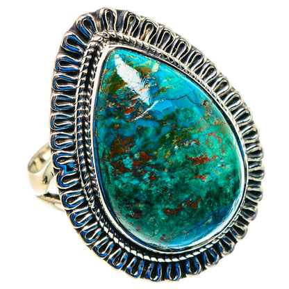 Chrysocolla Rings handcrafted by Ana Silver Co - RING92889