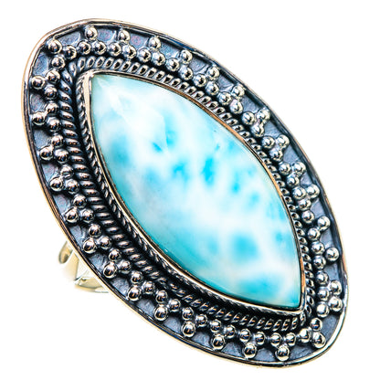 Larimar Rings handcrafted by Ana Silver Co - RING92895