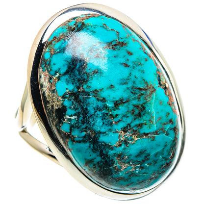 Tibetan Turquoise Rings handcrafted by Ana Silver Co - RING92897
