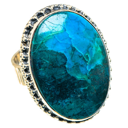 Chrysocolla Rings handcrafted by Ana Silver Co - RING92917