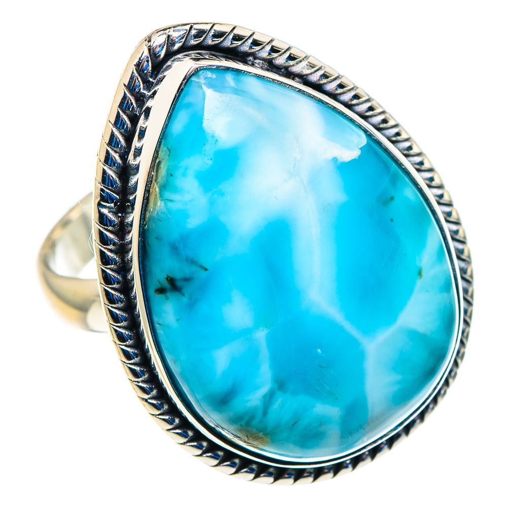 Larimar Rings handcrafted by Ana Silver Co - RING92924