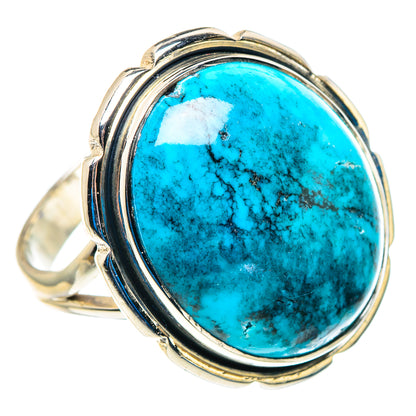 Tibetan Turquoise Rings handcrafted by Ana Silver Co - RING92925