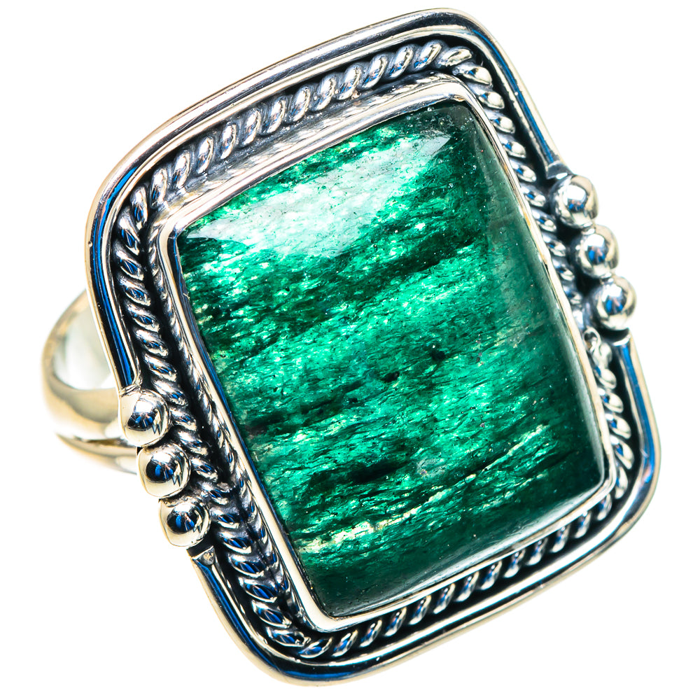 Green Aventurine Rings handcrafted by Ana Silver Co - RING92927
