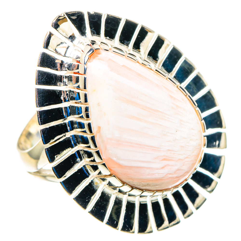 Scolecite Rings handcrafted by Ana Silver Co - RING92935 - Photo 2