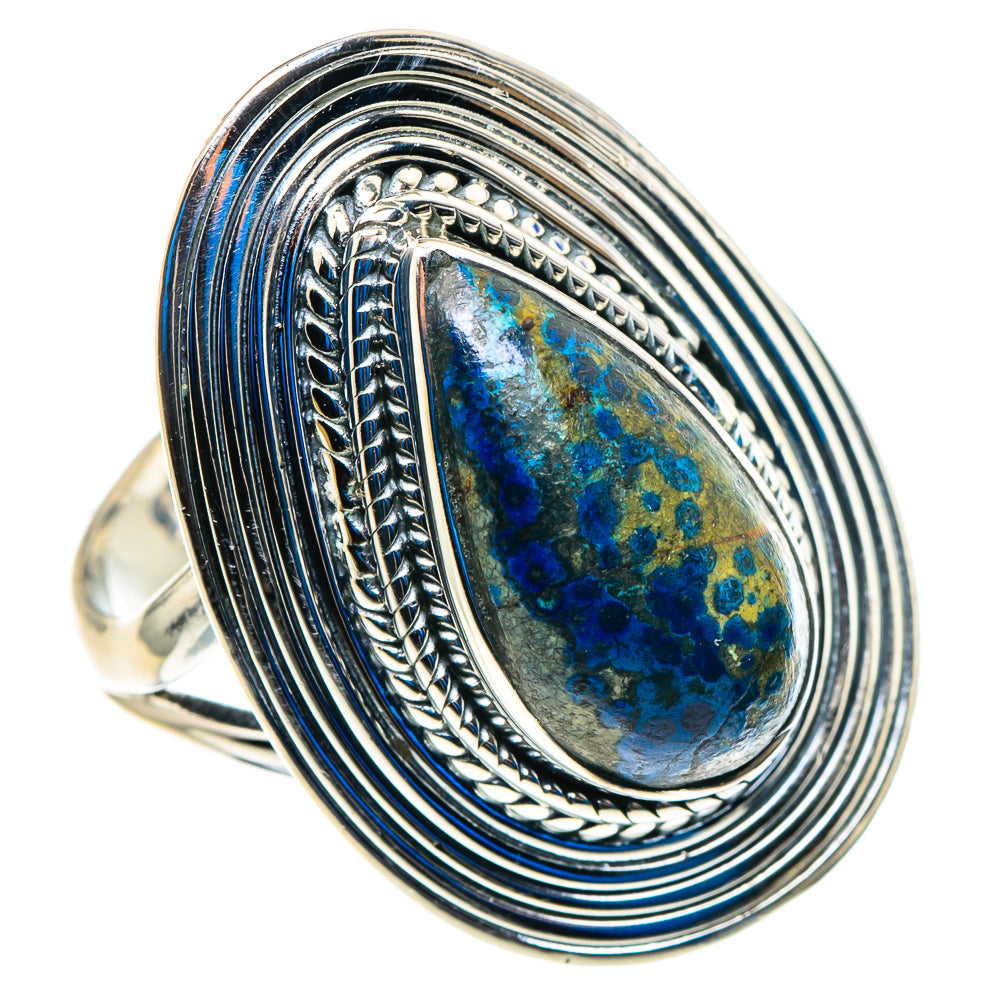 Azurite Rings handcrafted by Ana Silver Co - RING92944