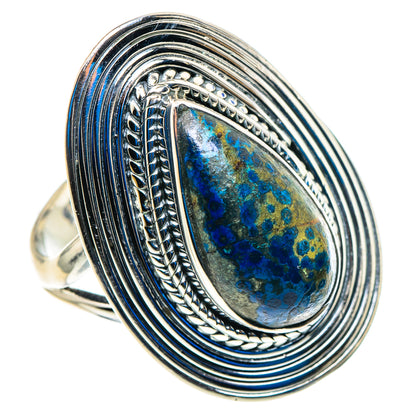 Azurite Rings handcrafted by Ana Silver Co - RING92944