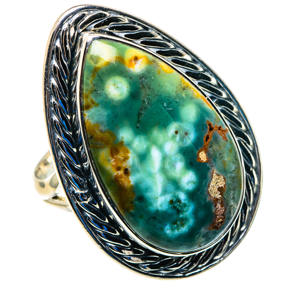 Ocean Jasper Rings handcrafted by Ana Silver Co - RING92952