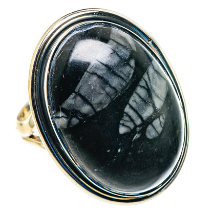 Pinolith Jasper Rings handcrafted by Ana Silver Co - RING92962 - Photo 2
