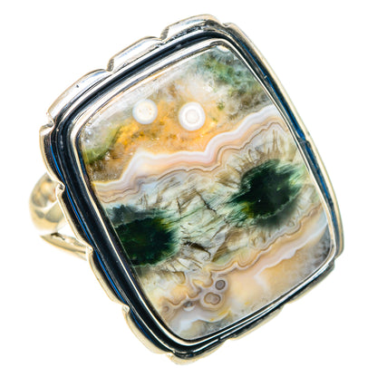 Ocean Jasper Rings handcrafted by Ana Silver Co - RING92971