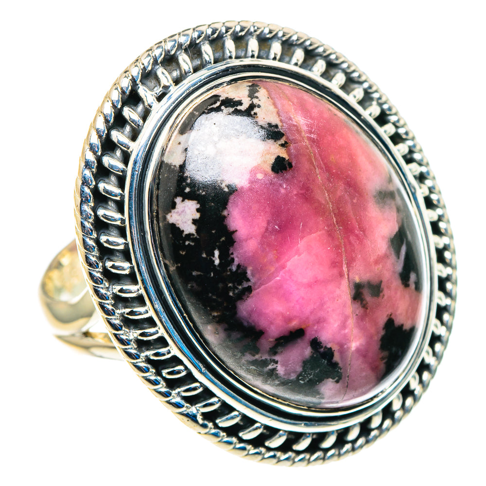 Rhodonite Rings handcrafted by Ana Silver Co - RING92978