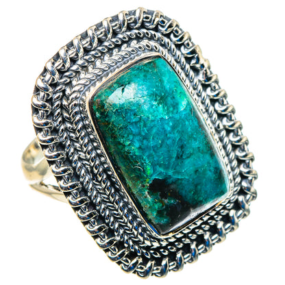 Chrysocolla Rings handcrafted by Ana Silver Co - RING92983
