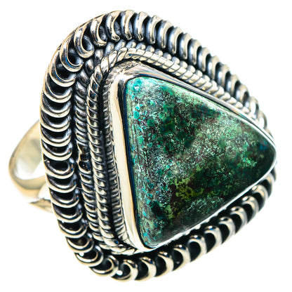 Chrysocolla Rings handcrafted by Ana Silver Co - RING92989