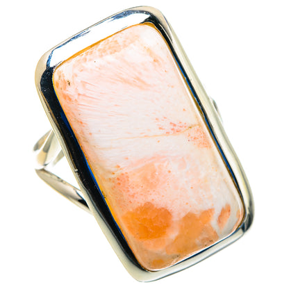 Scolecite Rings handcrafted by Ana Silver Co - RING92993