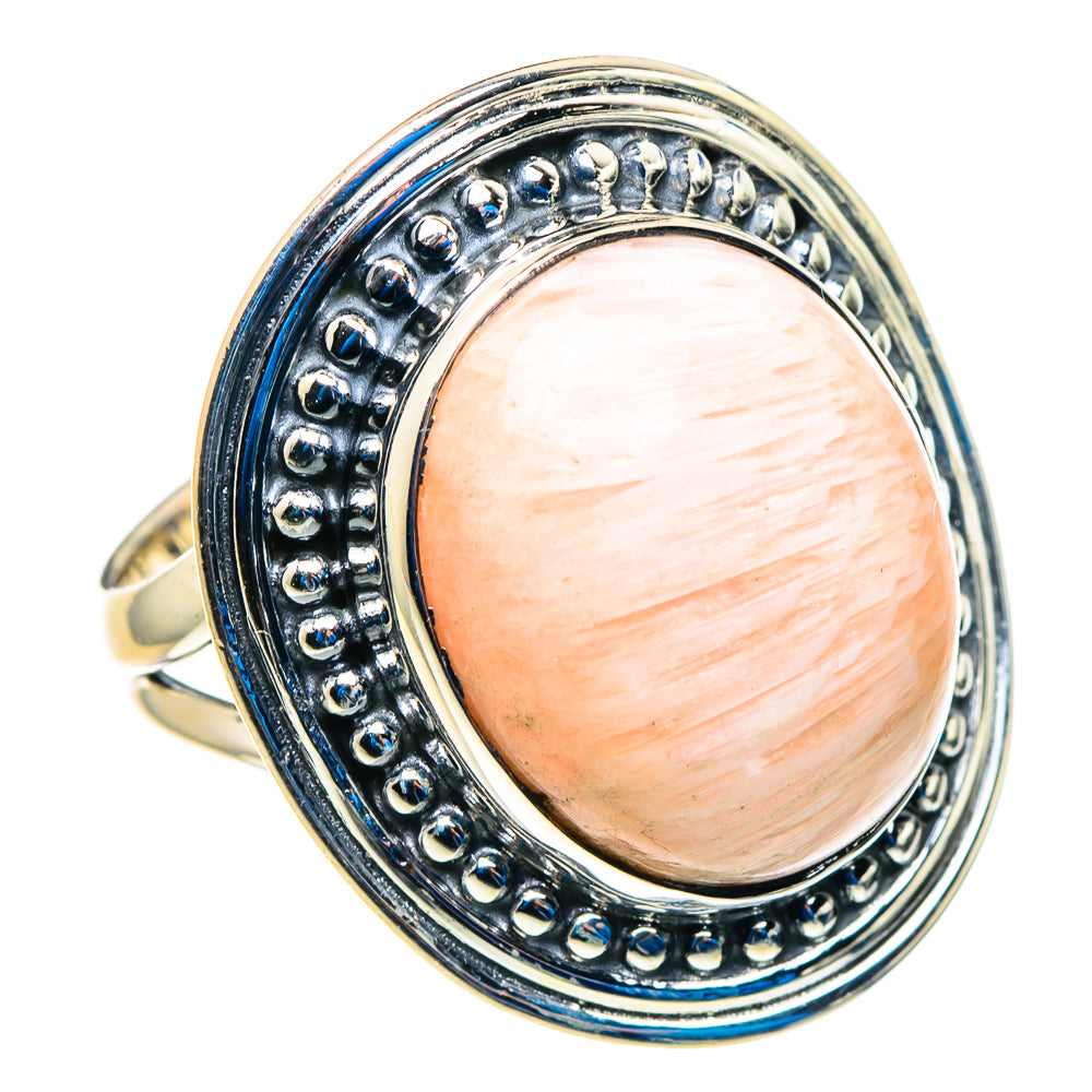 Scolecite Rings handcrafted by Ana Silver Co - RING92994