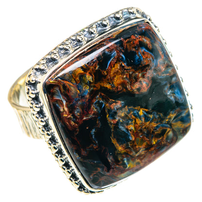 Golden Pietersite Rings handcrafted by Ana Silver Co - RING92997