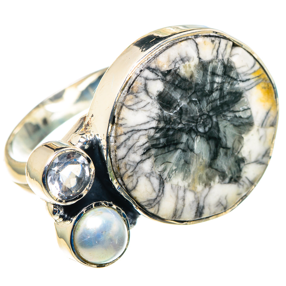 Pinolith Jasper Rings handcrafted by Ana Silver Co - RING92998