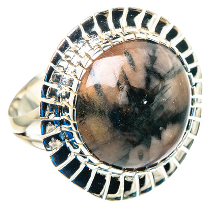 Chiastolite Rings handcrafted by Ana Silver Co - RING93006 - Photo 2