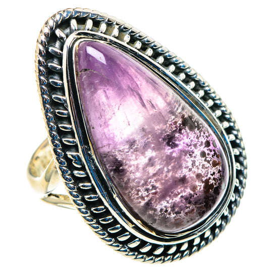 Cacoxenite Amethyst Rings handcrafted by Ana Silver Co - RING93011