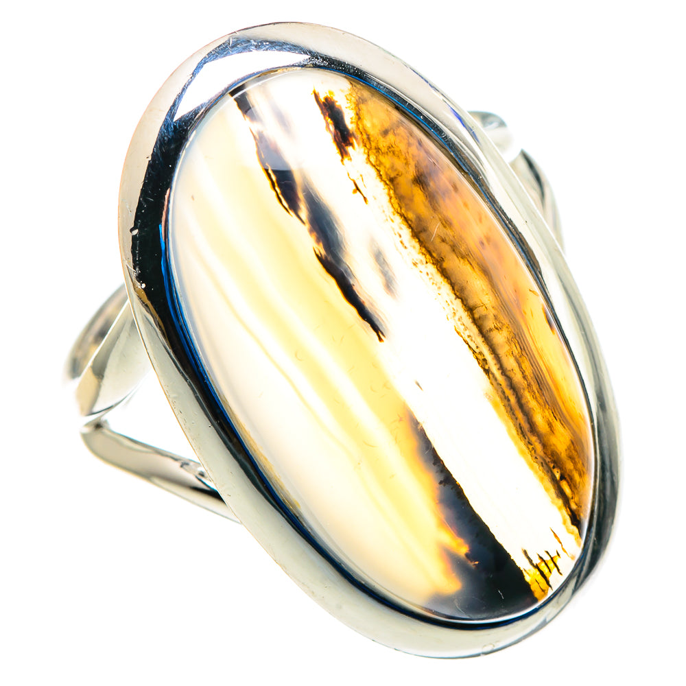 Montana Agate Rings handcrafted by Ana Silver Co - RING93014