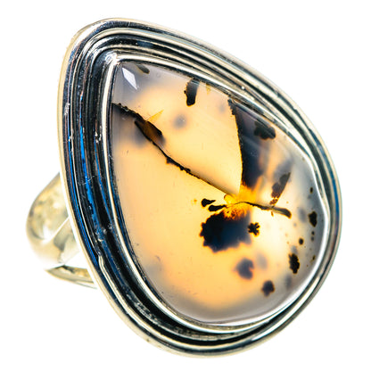 Montana Agate Rings handcrafted by Ana Silver Co - RING93015 - Photo 2
