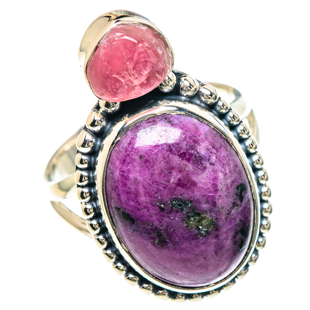 Ruby Fuchsite Rings handcrafted by Ana Silver Co - RING93032