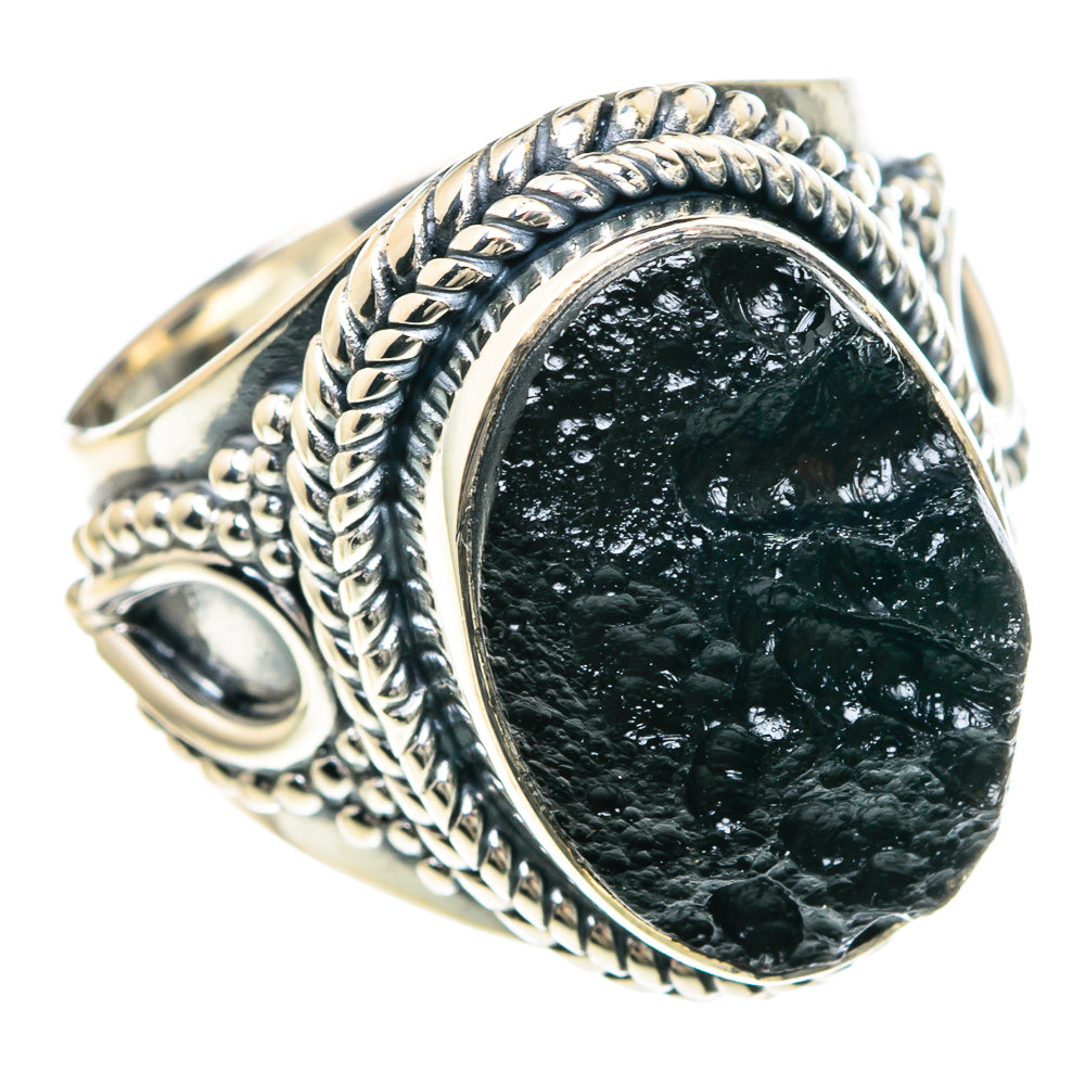 Tektite Rings handcrafted by Ana Silver Co - RING93037