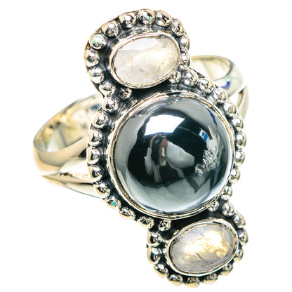 Hematite Rings handcrafted by Ana Silver Co - RING93044