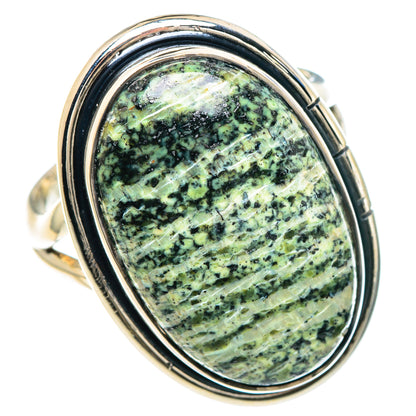 Lizard Jasper Rings handcrafted by Ana Silver Co - RING93051