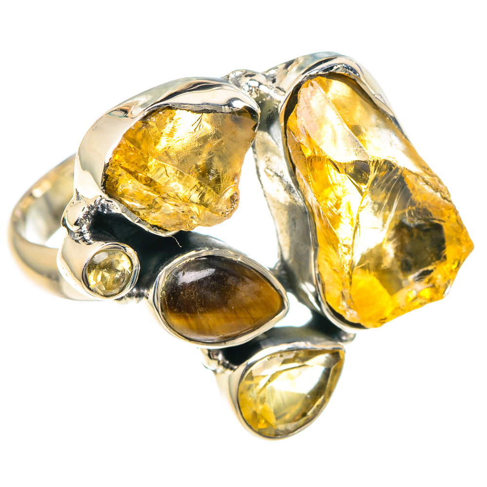 Citrine Rings handcrafted by Ana Silver Co - RING93055