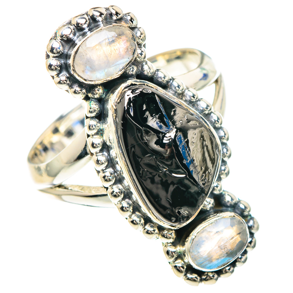 Shungite Rings handcrafted by Ana Silver Co - RING93061